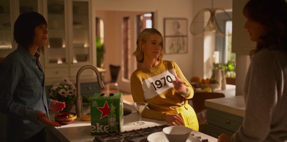 Shane and Alice in the kitchen with Bette