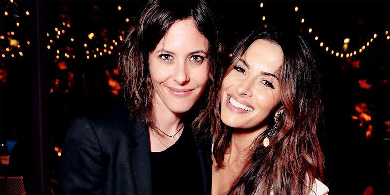 Katherine Moennig and Sarah Shahi