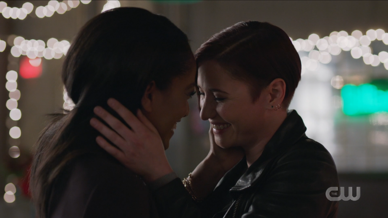 Alex and Kelly smile at each other like love exists 