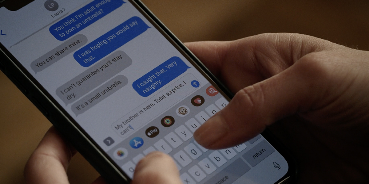 A screenshot of a phone with texts