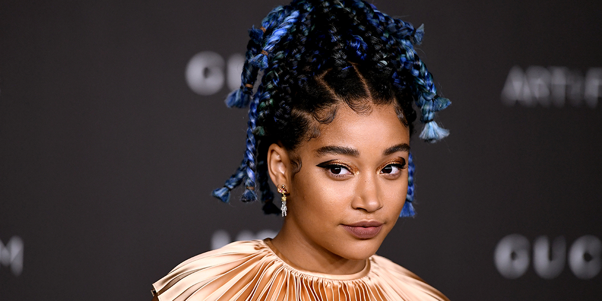 Amandla Stenberg attends the 2019 LACMA 2019 Art + Film Gala Presented By Gucci on November 02, 2019 i