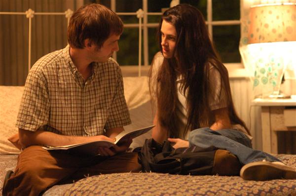 the cake-eaters still of k-stew on a bed with a boy