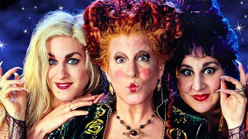 The three witches of Hocus Pocus