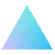 A triangle divider icon in an iridescent blue gradient.