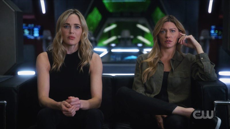 Ava and Sara aka Avalance look shocked to see their daughter