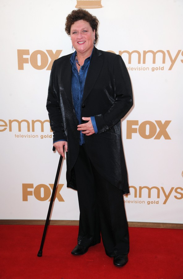 LOS ANGELES, CA - SEPTEMBER 18: Actress Dot Marie Jones arrives at the 63rd Primetime Emmy Awards at Nokia Theatre L.A. Live on September 18, 2011 in Los Angeles, California. (Photo by Jeff Kravitz/FilmMagic)