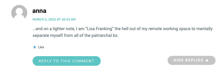 …and on a lighter note, I am “Lisa Franking