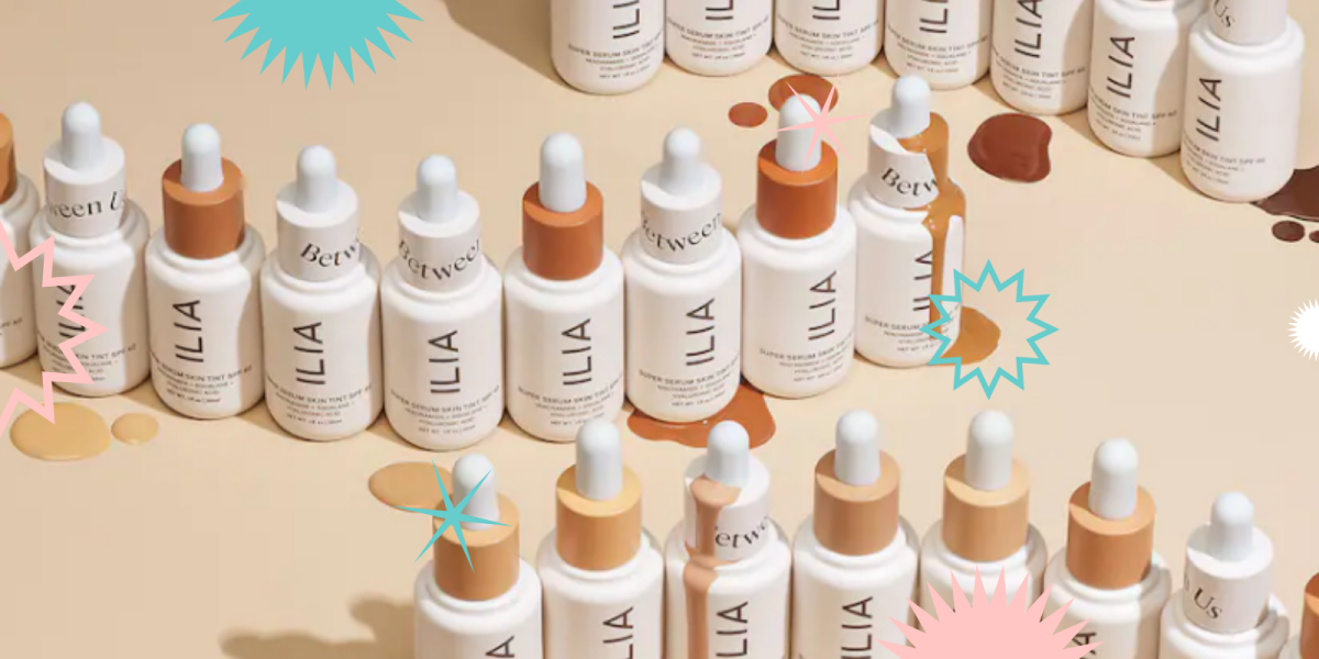 Three rows of ILIA Super Serum Skin Tint