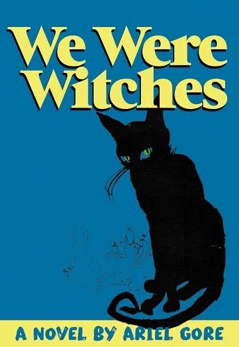 This cover has an old-school illustration of a black cat on it.