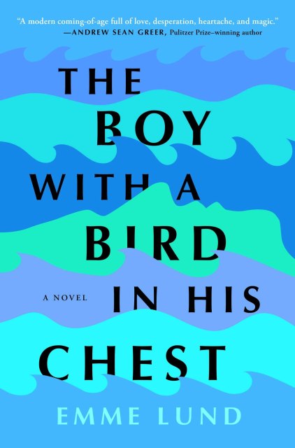 book cover for The Boy with a Bird in His Chest by Emme Lund