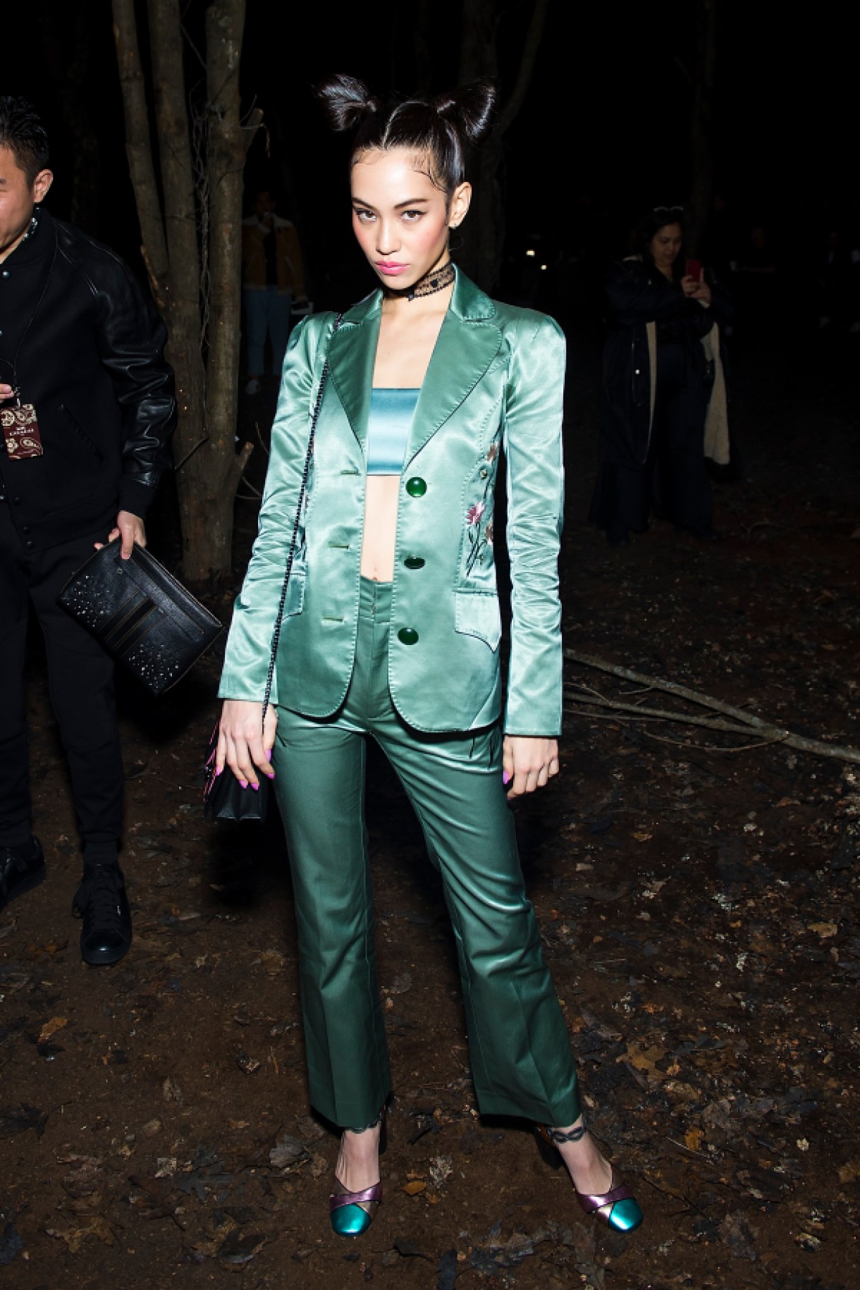 NEW YORK, NY - FEBRUARY 13: Kiko Mizuhara attends the Coach 1941 fashion show during New York Fashion Week on February 13, 2018 in New York City. (Photo by Michael Stewart/WireImage)