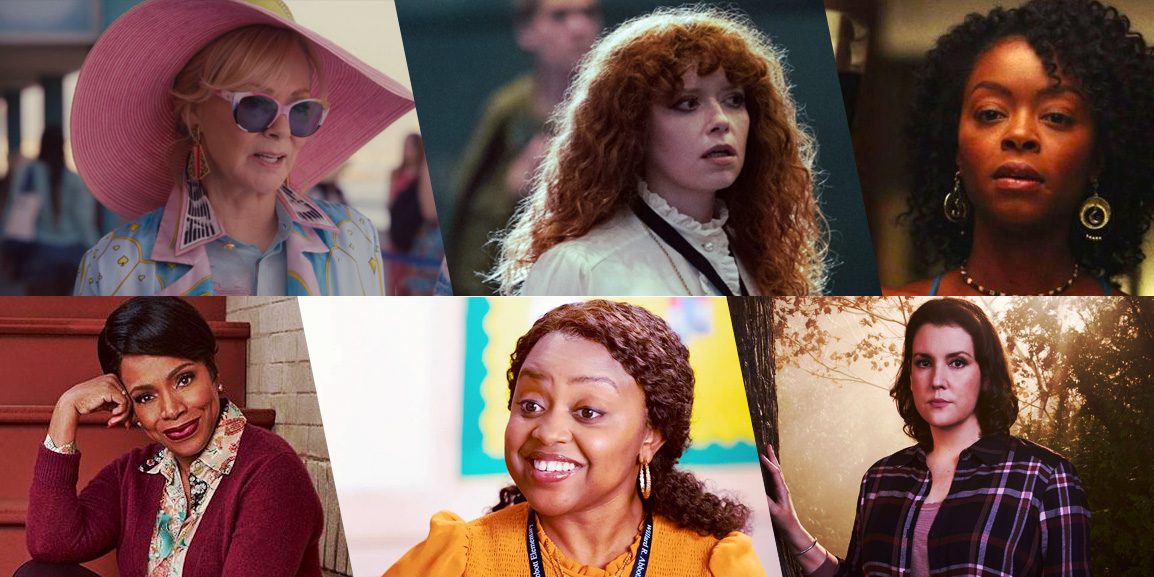 Danielle Deadwyler as Miranda Carroll, Station Eleven Jean Smart as Deborah Vance, Hacks Quinta Brunson as Janine Teagues, Abbott Elementary Melanie Lynskey as Shauna Sadecki, Yellowjackets Sheryl Lee Ralph as Barbara Howard, Abbott Elementary Natasha Lyonne as Nadia Vulvokov, Russian Doll