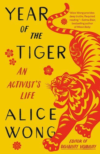 the cover of year of the tiger depicts an illustration of a tiger in red