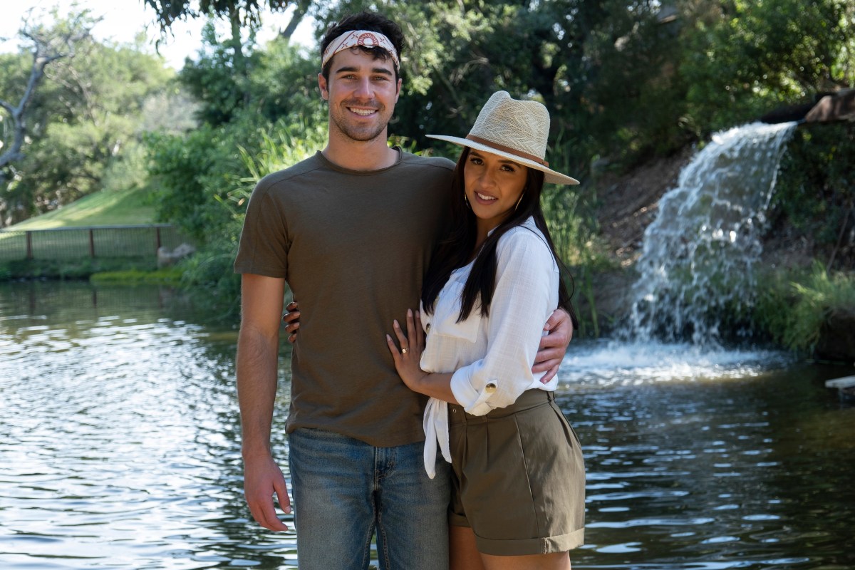 Love Is Blind. (L to R) Cole Barnett, Zanab Jaffrey in season 3 of Love Is Blind. Cr. Patrick Wymore/Netflix © 2022