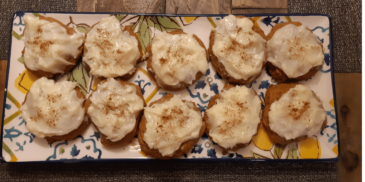 Pumpkin spice latte cookies