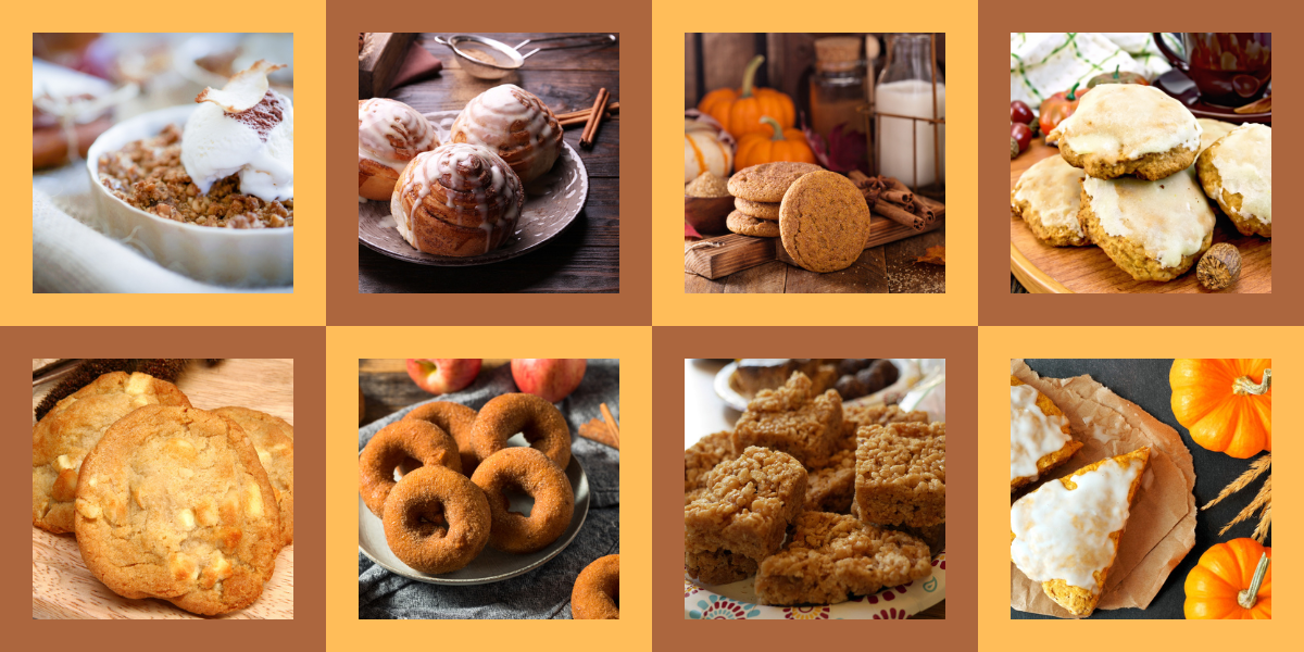 cozy fall treats quiz collage
