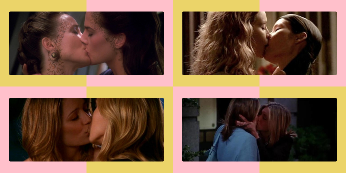 sweeps week lesbian kiss collage