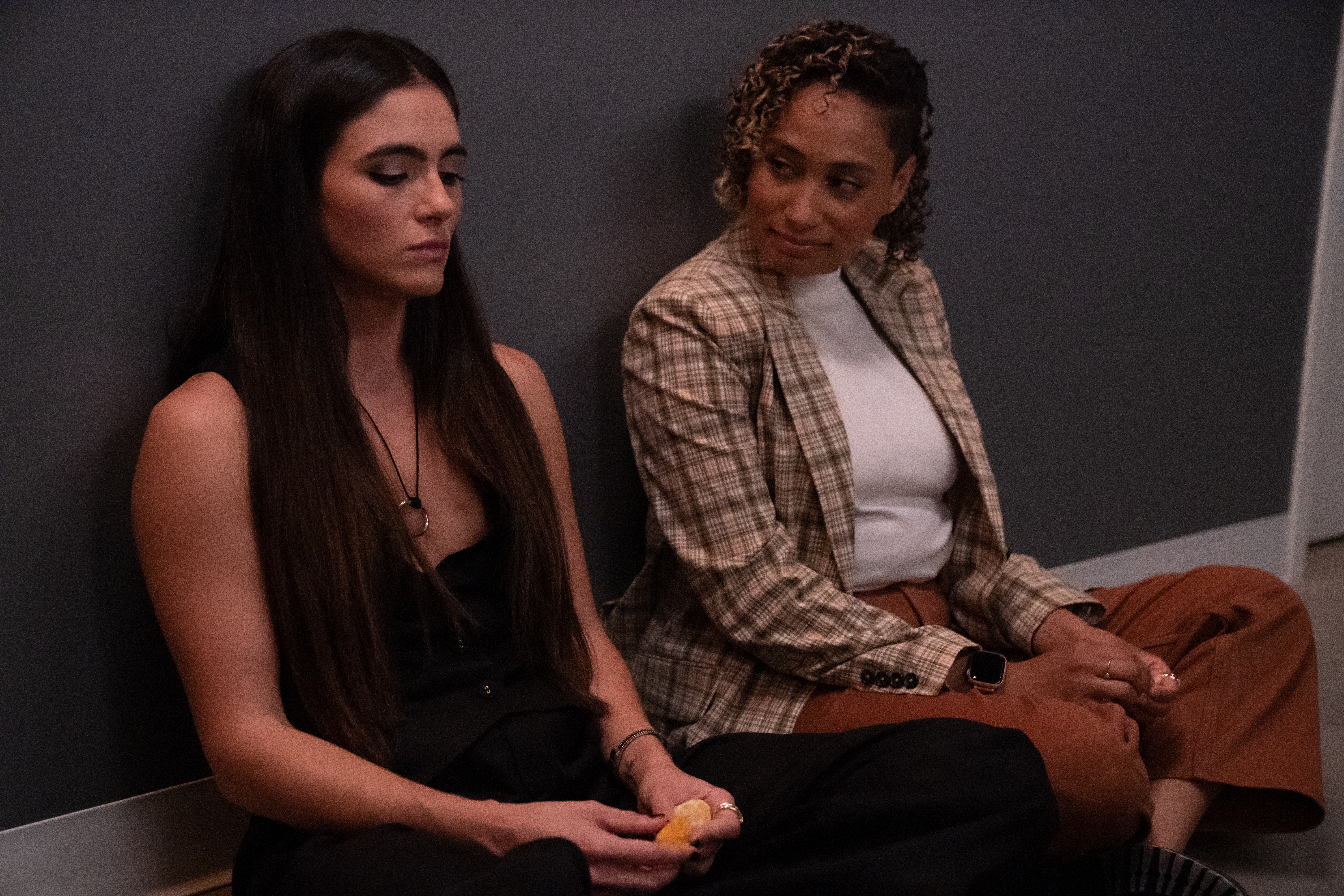 Quiz Show (L-R): Arienne Mandi as Dani and Rosanny Zayas as Sophie in THE L WORD: GENERATION Q, "Quiz Show". Photo Credit: Nicole Wilder/SHOWTIME.