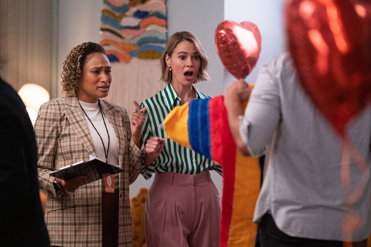 (L-R): Rosanny Zayas as Sophie and Leisha Hailey as Alice in THE L WORD: GENERATION Q, "Quiz Show". Photo Credit: Troy Harvey/SHOWTIME.