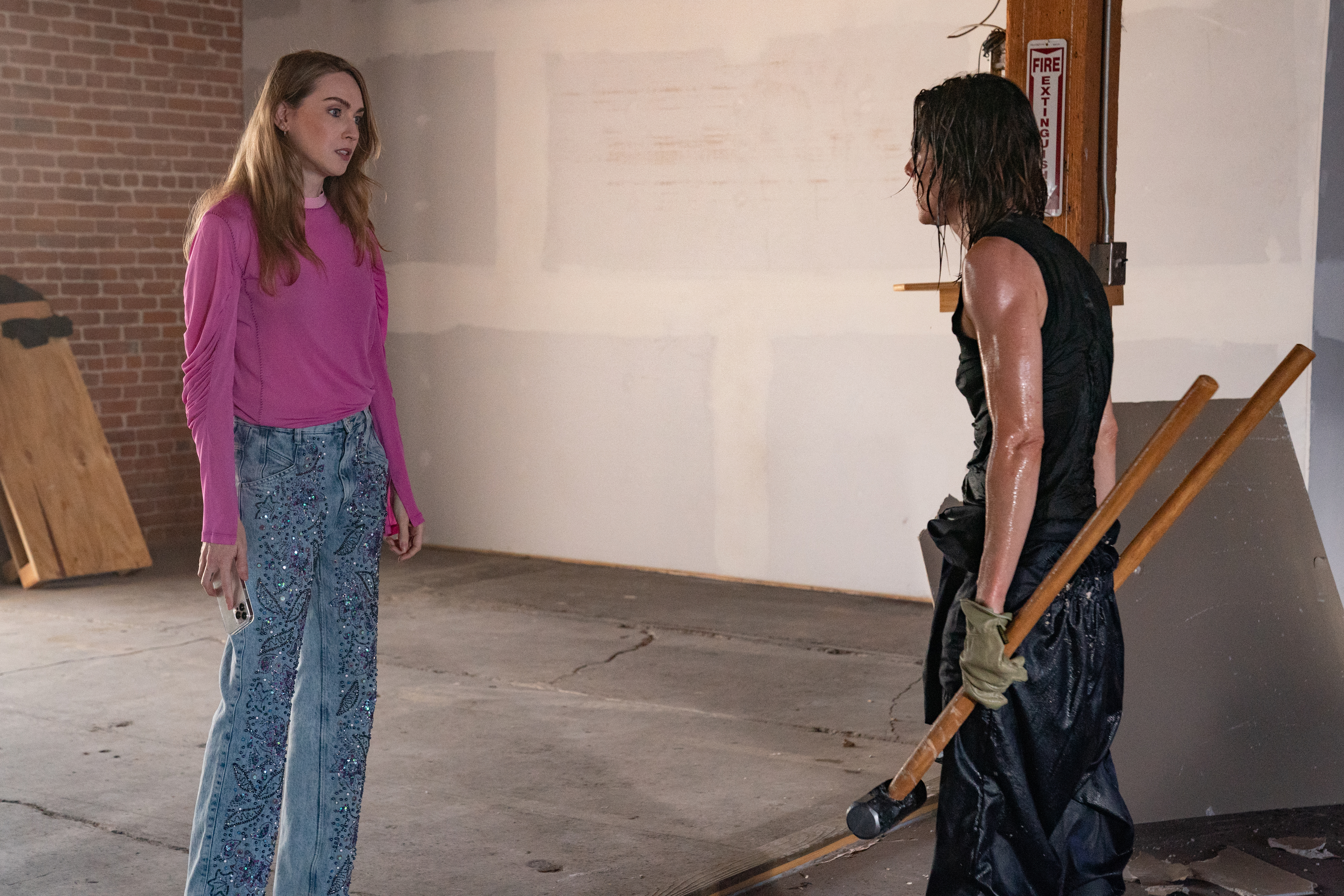 Quiz Show (L-R): Jamie Clayton as Tess and Kate Moennig as Shane in THE L WORD: GENERATION Q, "Quiz Show". Photo Credit: Nicole Wilder/SHOWTIME.