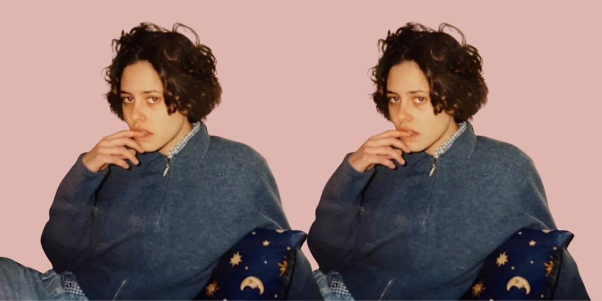 Kate Moennig looking sullen in the 90s
