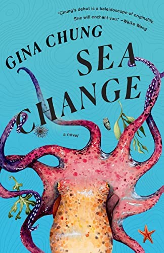 the cover of sea change featuring an illustration of an octopus