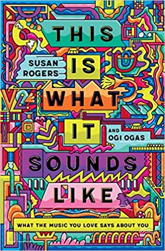 the cover of this is what it sounds like is colorful and busily patterned