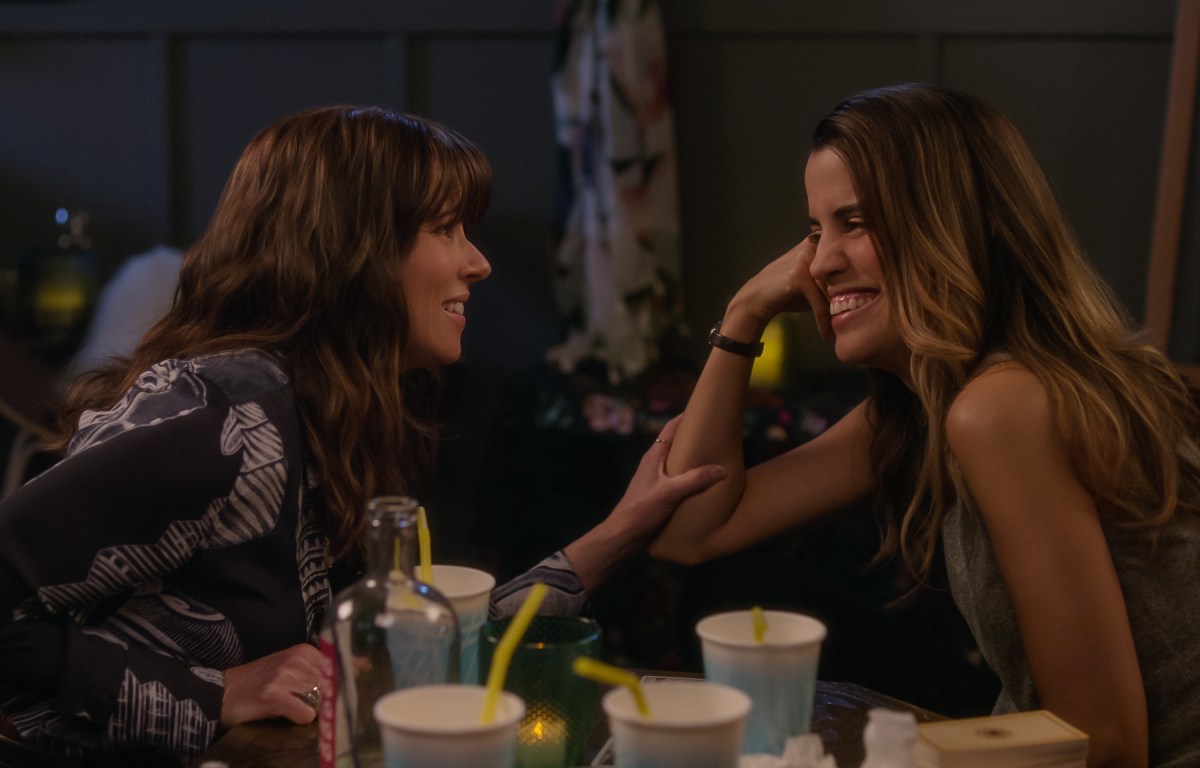 Judy and Michelle sharing a fun date at the bar