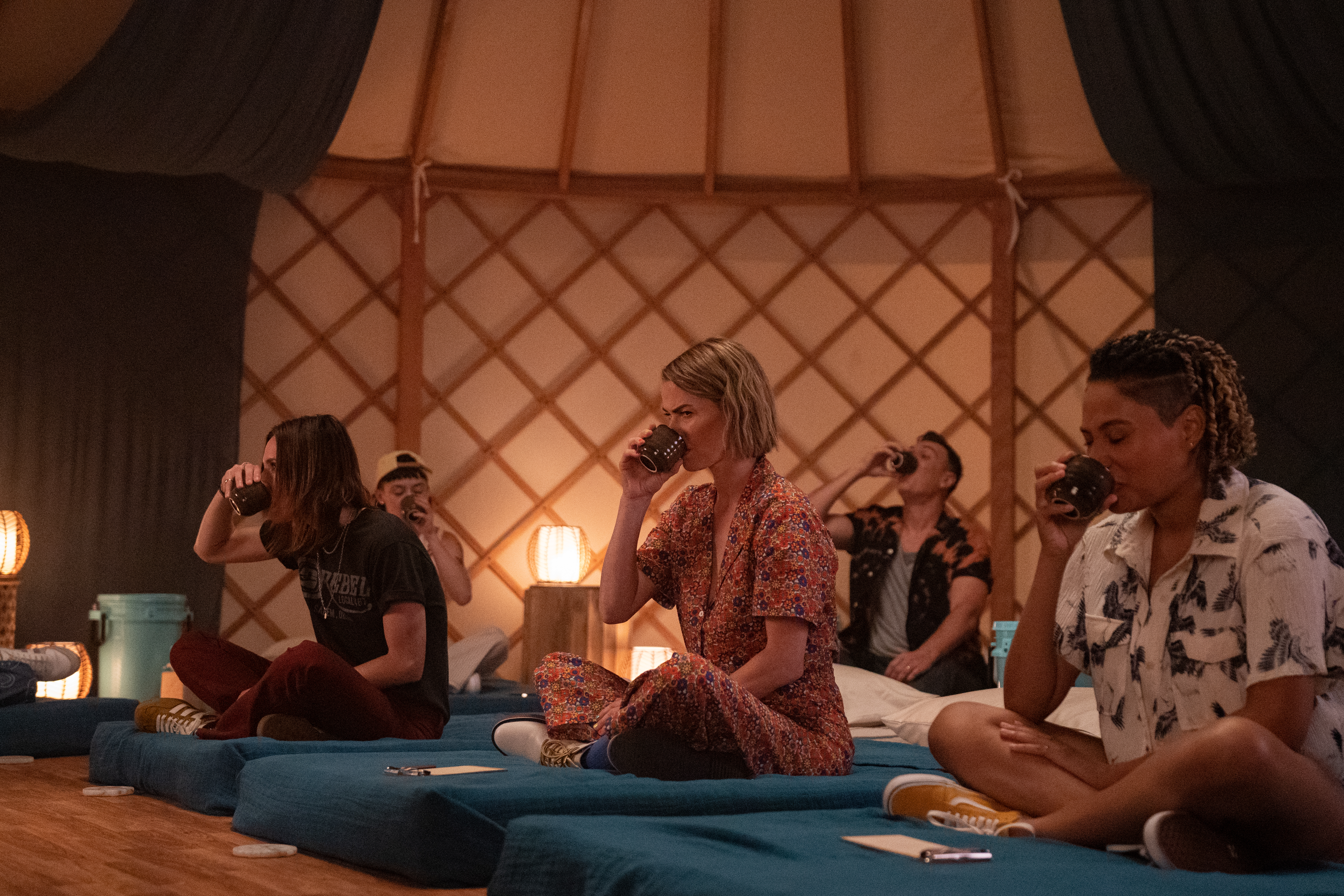 Questions for the Universe (L-R): Kate Moennig as Shane, Leisha Hailey as Alice and Rosanny Zayas as Sophie in THE L WORD: GENERATION Q, "Questions for the Universe". Photo Credit: Isabella Vosmikova/SHOWTIME.