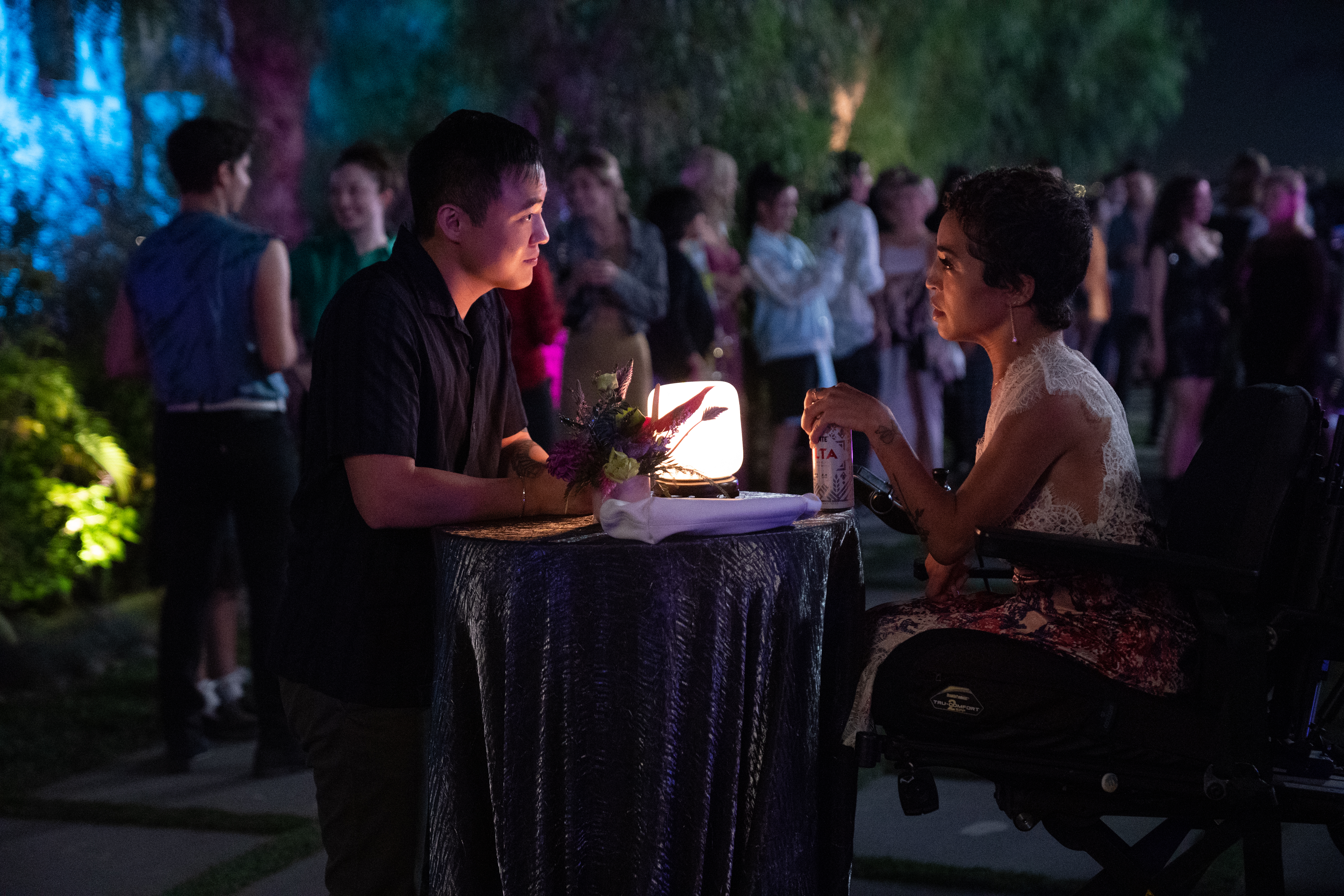 Little Boxes (L-R): Leo Sheng as Micah and Jillian Mercado as Maribel in THE L WORD: GENERATION Q, "Little Boxes". Photo Credit: Nicole Wilder/SHOWTIME.