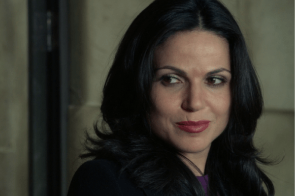 Regina Mills/ The Evil Queen in Once Upon a Time smirking