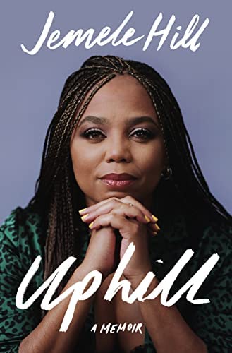 the cover of uphill with a front-facing headshot of jemele hill on it