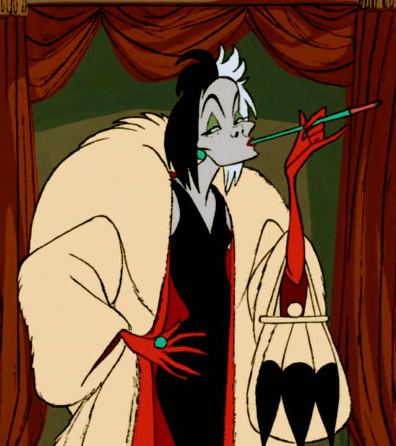 Cruella de Vil in 101 Dalmations