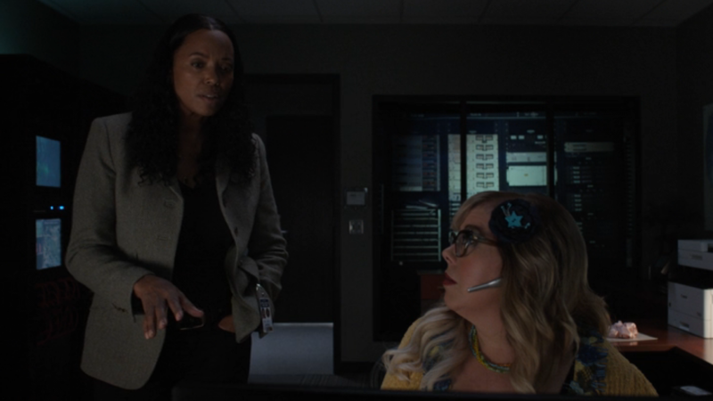 Criminal Minds: Tara and Garcia chat in Garcia's office 