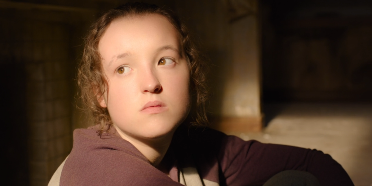 The Last of Us Show: Ellie looks forlornly out a window