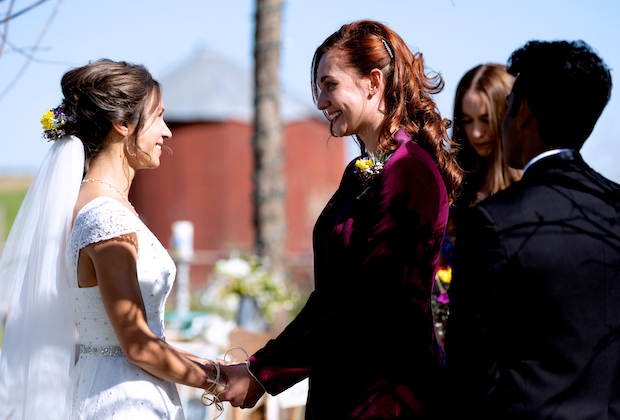 Wynonna Earp lesbian wedding