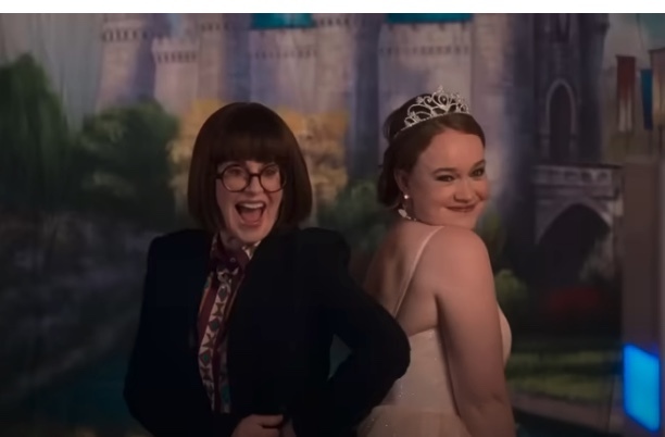 a screenshot of megan mullaly and liv hewson