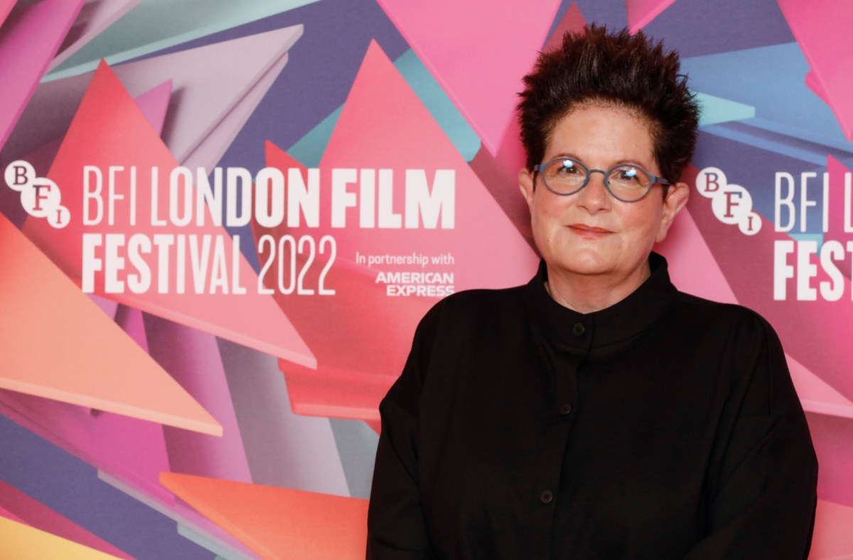 LONDON, ENGLAND - OCTOBER 14: Director Phyllis Nagy attends the "Call Jane" UK premiere during the 66th BFI London Film Festival at The Mayfair Hotel on October 14, 2022 in London, England.