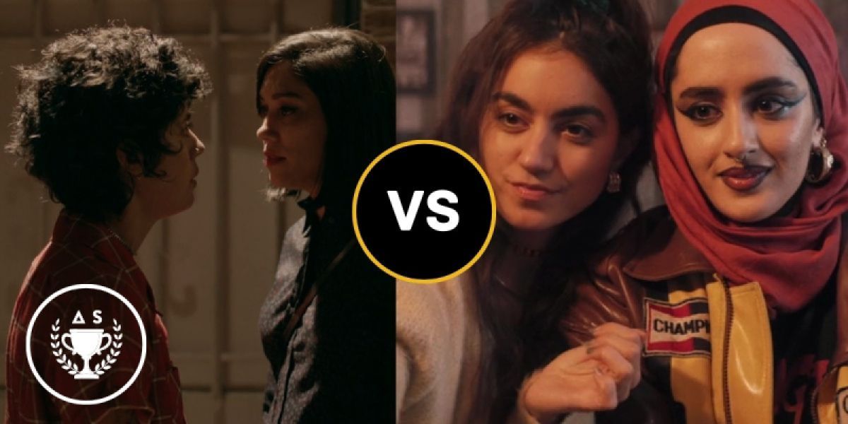 Emma and Nico from Vida vs Ayesha and Zarina from We Are Lady Parts