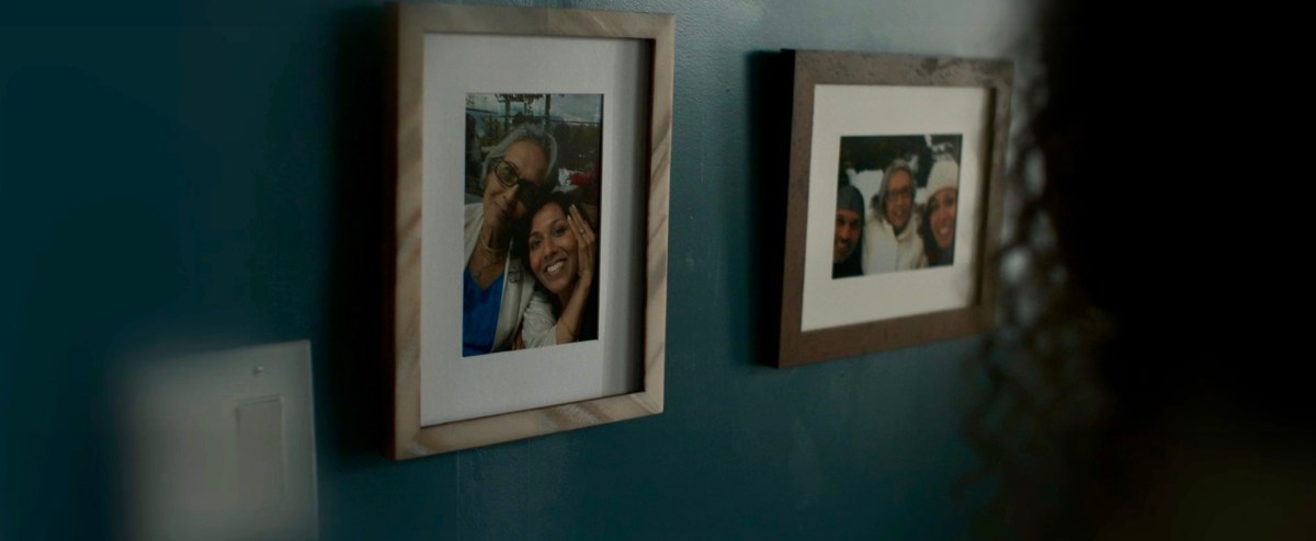 a framed photo of Jessica Roberts and an unspecified woman