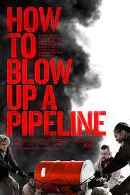 the cover of how to blow up a pipeline has a lot of smoke on it