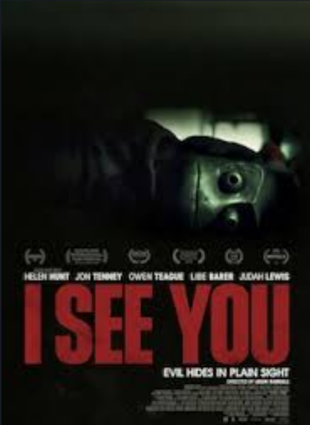 the cover of i see you has a creepy mask