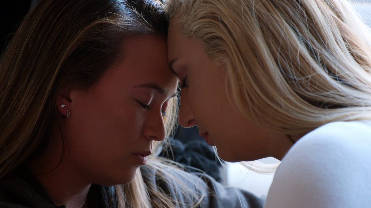 Rae touches foreheads to Lexi on The Ultimatum