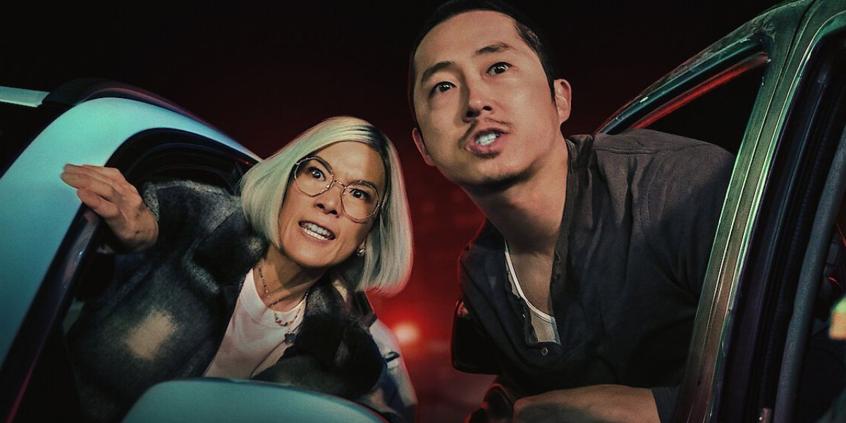 Ali Wong and Steven Yeun in Beef