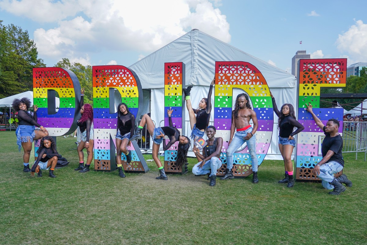 NASHVILLE, TENNESSEE - JUNE 25: Nashville Pride atmosphere on June 25, 2023 in Nashville, Tennessee. (Photo by Mickey Bernal/Getty Images)