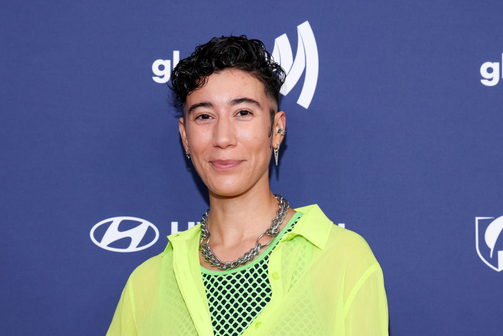 Vico Ortiz at the 34th GLAAD Media Awards held at The Beverly Hilton Hotel on March 30, 2023 in Beverly Hills, California. (Photo by Mark Von Holden/Variety via Getty Images)