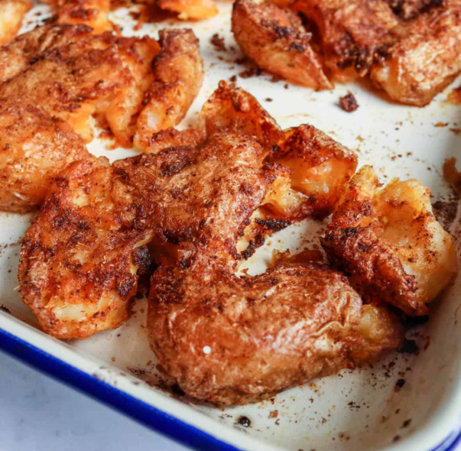 a platter of crispy potatoes