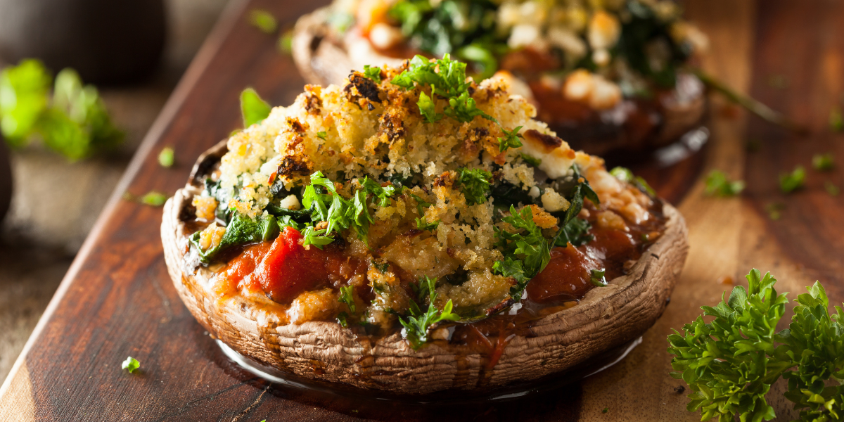 stuffed portabello mushrooms