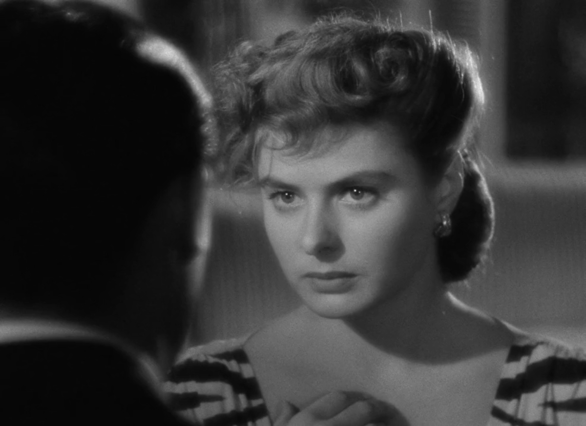 A close up of Ingrid Bergman