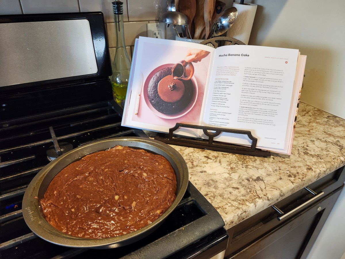 mocha banana cake